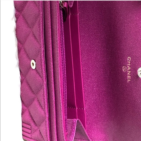 Chanel Dark Pink Caviar Medium Wallet - Picture 8 of 10